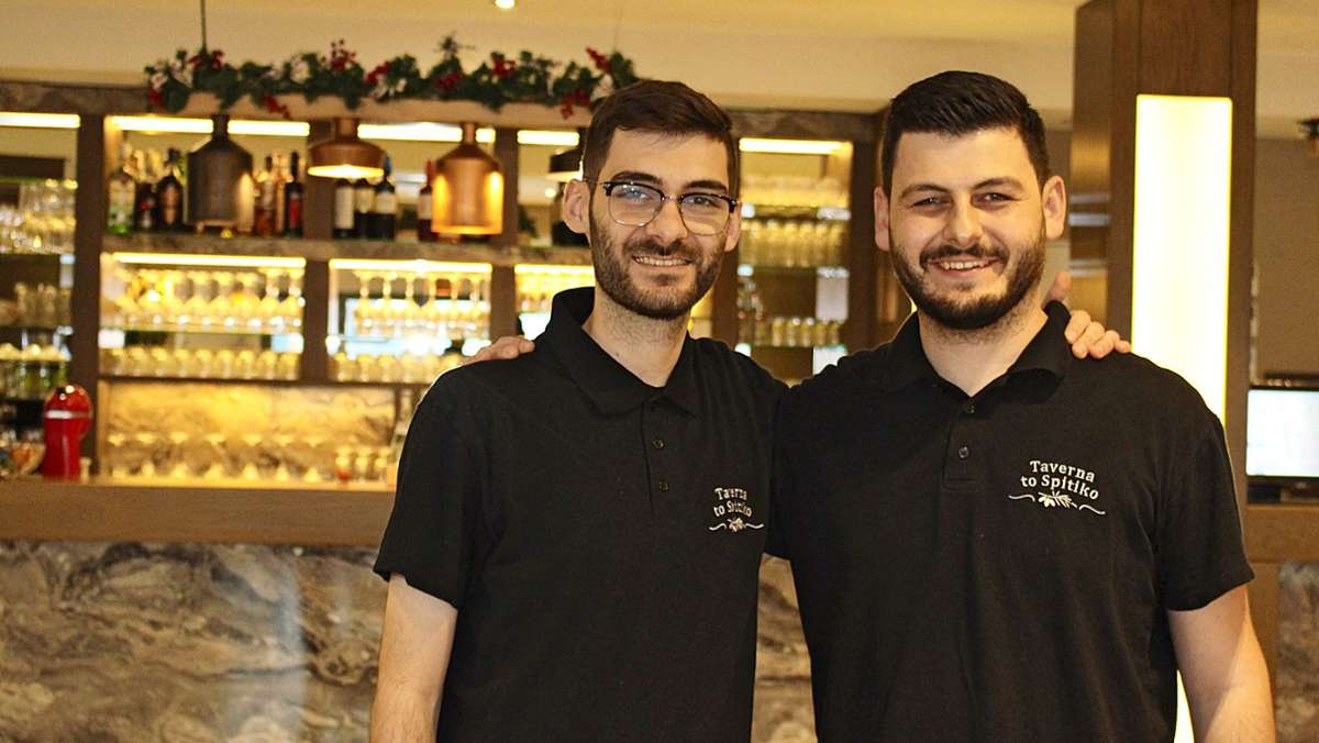 Gastronomie in Plattenhardt: Zwei Brüder eröffnen ein neues griechisches Restaurant