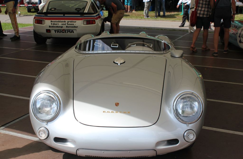 Ein Porsche 550 A Spider, mit dem Eberhard Mahle schon 1959 beim Langstreckenrennen in Targa Florio in Sizilien mit Herbert Linge gestartet ist.