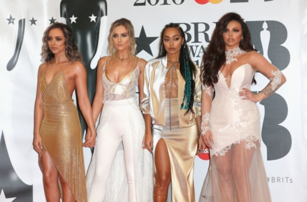 Die Outfits der britischen Girlband „Little Mix“ bei den Brit Awards in London am Mittwochabend irritieren zumindest. Auch andere Stars zeigten sich in schrägen und verrückten Outfits.