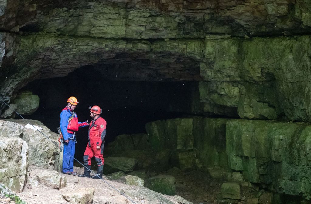 Die Rettungsaktion in der Falkensteiner Höhle ist am Montag erfolgreich beendet worden.