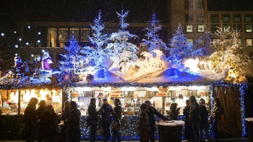 Stuttgarter Weihnachtsmarkt: Die Innenstadt als Glitzerwelt