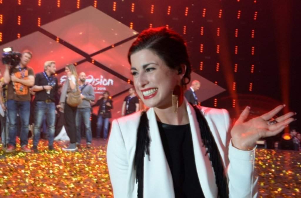 Wer zuletzt lacht ... Ann Sophie wird beim Eurovision Songcontest 2015 für Deutschland teilnehmen.