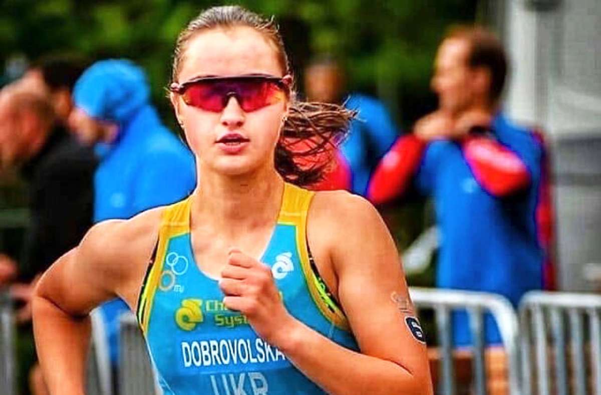 Schnell unterwegs: Monika Dobrovolska schwimmt, radelt und läuft. Foto: privat