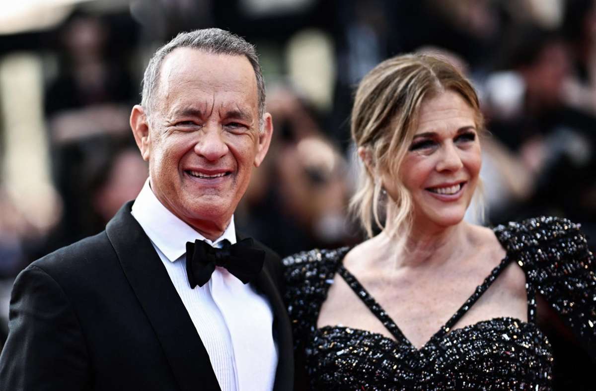 Hanks kam mit seiner Frau Rita Wilson nach Cannes.