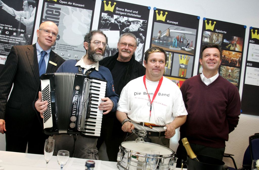 Die Brenz-Band 2007 beim 25-Jahr-Jubiläum der Ludwigsburger Schlossfestspiele
