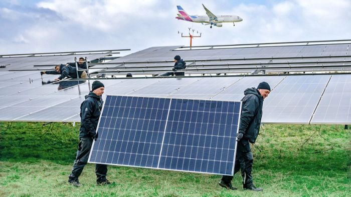 Photovoltaik: Stuttgarter Airport nennt sich jetzt Solarflughafen