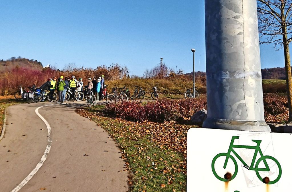 darf ein fahrrad auf den fußweg