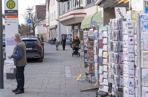In der Ditzinger Innenstadt konzentriert sich der Einzelhandel. Doch es fehlt beispielsweise ein Bioladen. Foto: Jürgen Bach