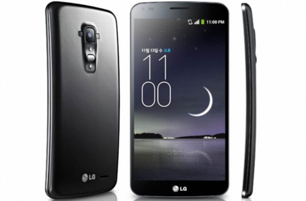 Das LG G Flex ist nach dem Samsung Galaxy Round das zweite Smartphone mit gebogenem Display.