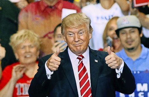 Donald Trump ist mit sich zufrieden – zahlreiche Parteifreunde Foto: Getty