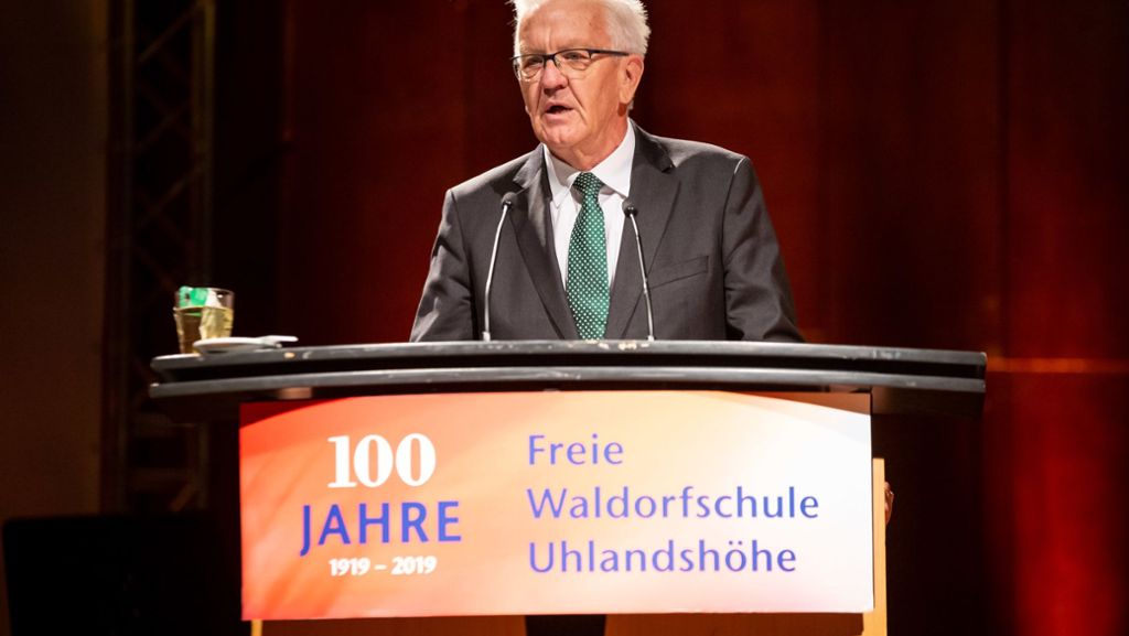 100 Jahre Waldorfschule: Kretschmann rühmt  Bildungsidee