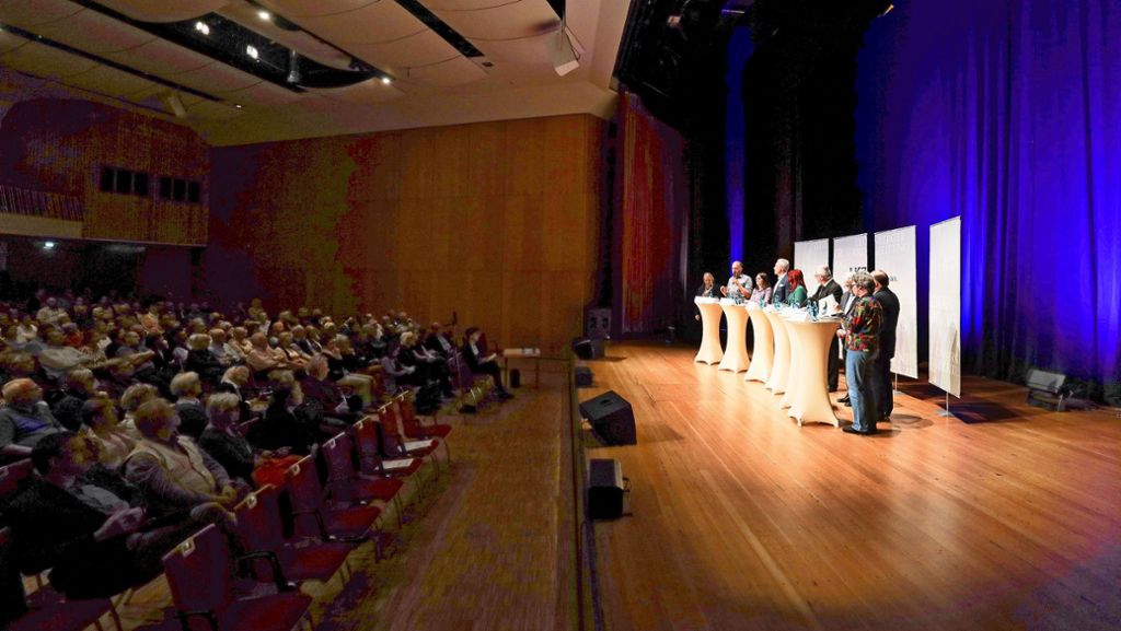 Wahl-Talk in Leonberg: Ideen für Altstadt sind dringend gesucht