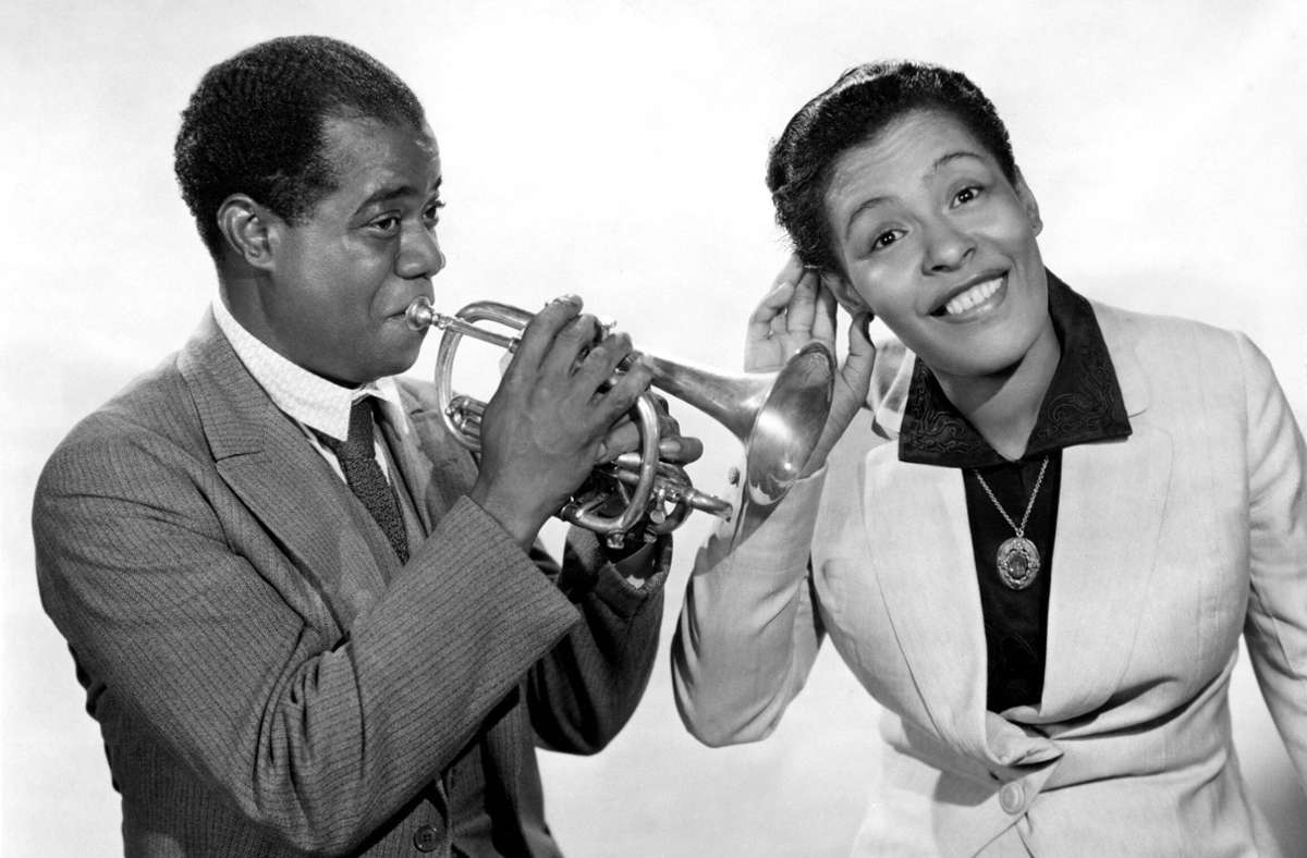 Louis Armstrong mit Billie Holiday
