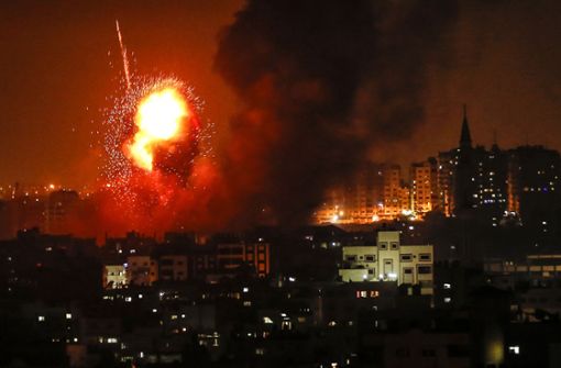 Nach Angaben der israelischen Armee wurden rund 150 Raketen aus dem Gazastreifen in Richtung Israel abgefeuert. Foto: AFP