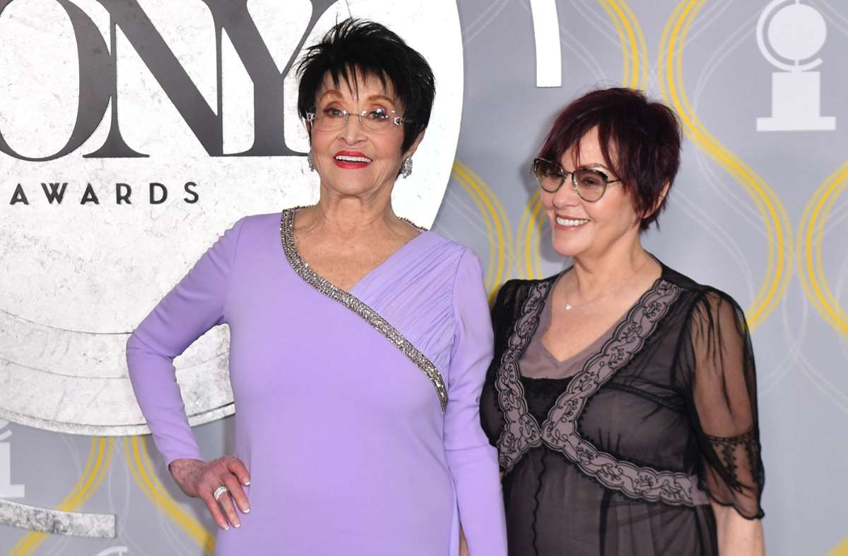 Schauspielerin Chita Rivera (links) mit ihrer Tochter Lisa Mordente (rechts) bei den Tony Awards.