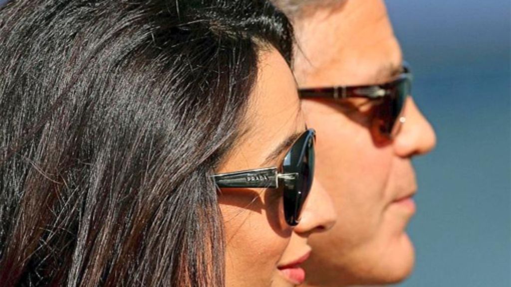 Clooney und Alamuddin in Venedig: Was feiern die beiden eigentlich?