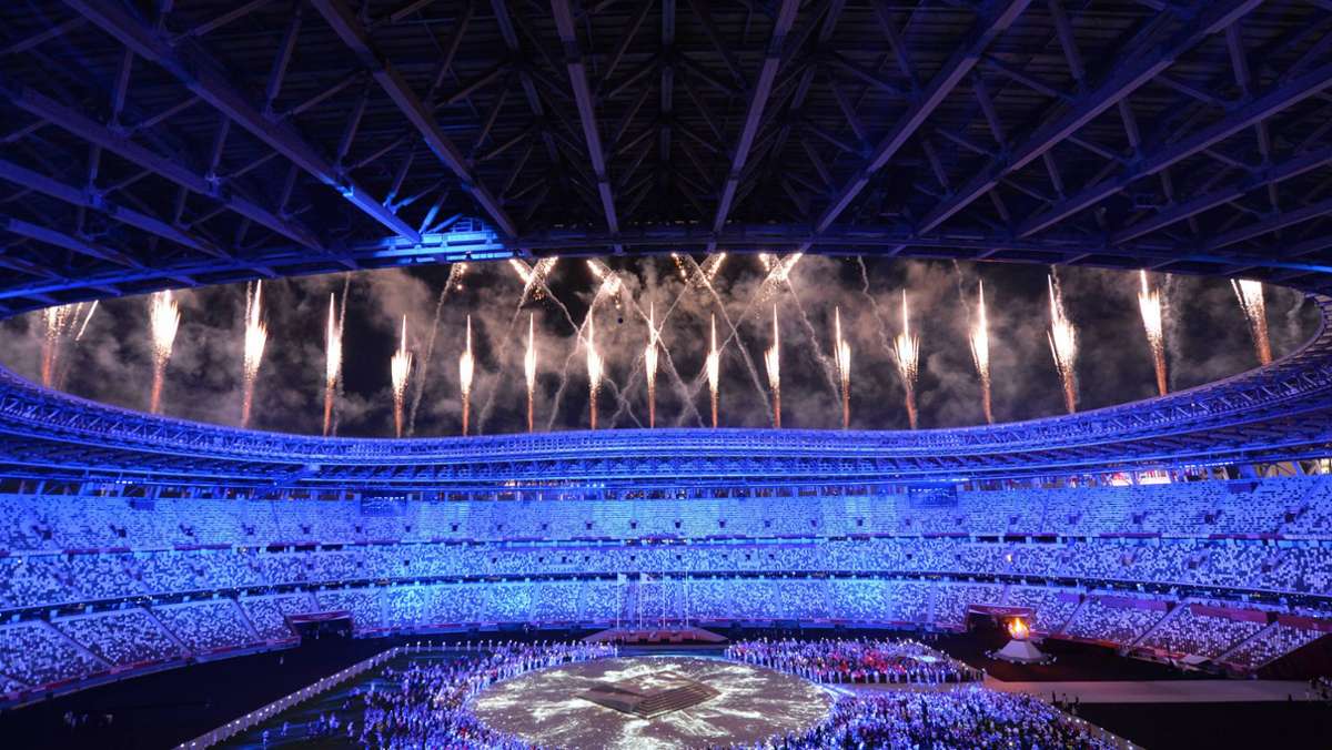  Alle Entscheidungen der Olympischen Spiele in Tokio sind gefallen. Am Sonntag verabschieden sich die Organisatoren mit einer spektakulären Show. Hier gibt es die Bilder dazu. 