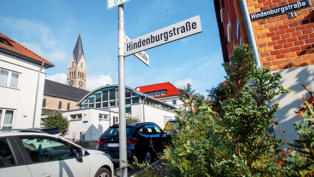 Debatte in Salach: Hindenburgstraße bleibt Hindenburgstraße