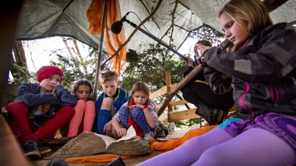 Kinder drehen den Streifen „Scherben bringen Glück“ in Weinstadt: Der Heimatort als Filmkulisse