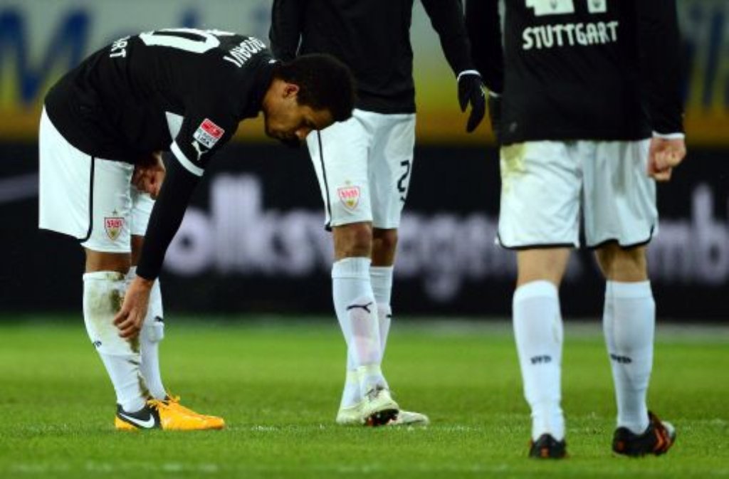 19. Januar 2013: Die Niederlage gegen Wolfsburg ist symptomatisch für die Rückrunde - auf Dauer kann sich der VfB nicht stabilisieren, das untere Tabellendrittel lässt die Schwaben nicht los.