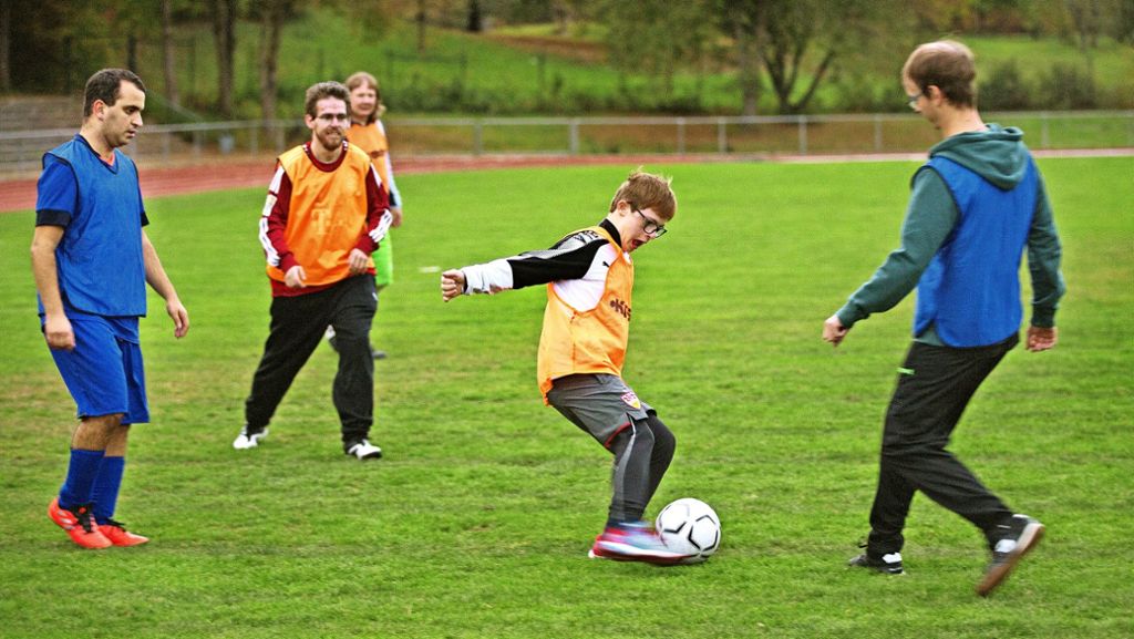 Inklusives Fußballtraining in Ostfildern: Der Traum vom gemeinsamen Kicken lebt