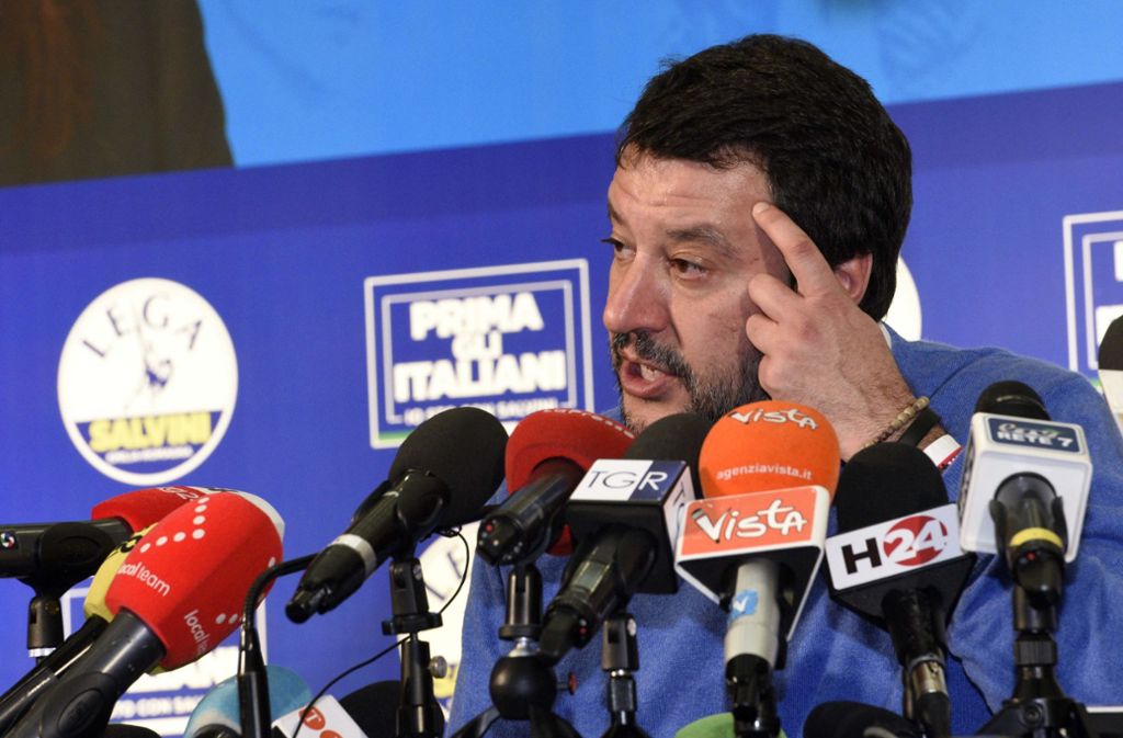 Matteo Salvini hat sich die Regionalwahl etwas anders vorgestellt. Foto: dpa/Stefano Cavicchi