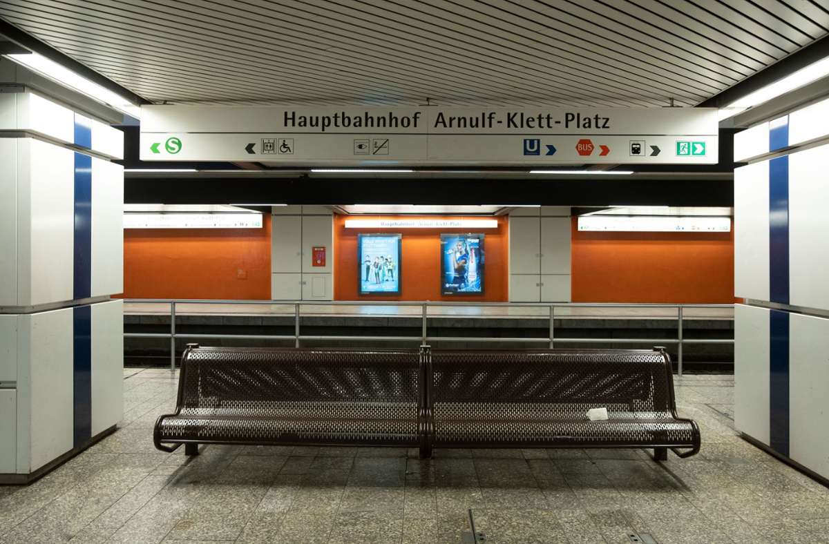 Auch in Stuttgart ging am Montag nichts im Nahverkehr. Verdi bestreikte hier U-Bahnen und Busse, die EVG den S-Bahn- und Regionalverkehr. Foto: Lichtgut/Leif-Hendrik Piechowski