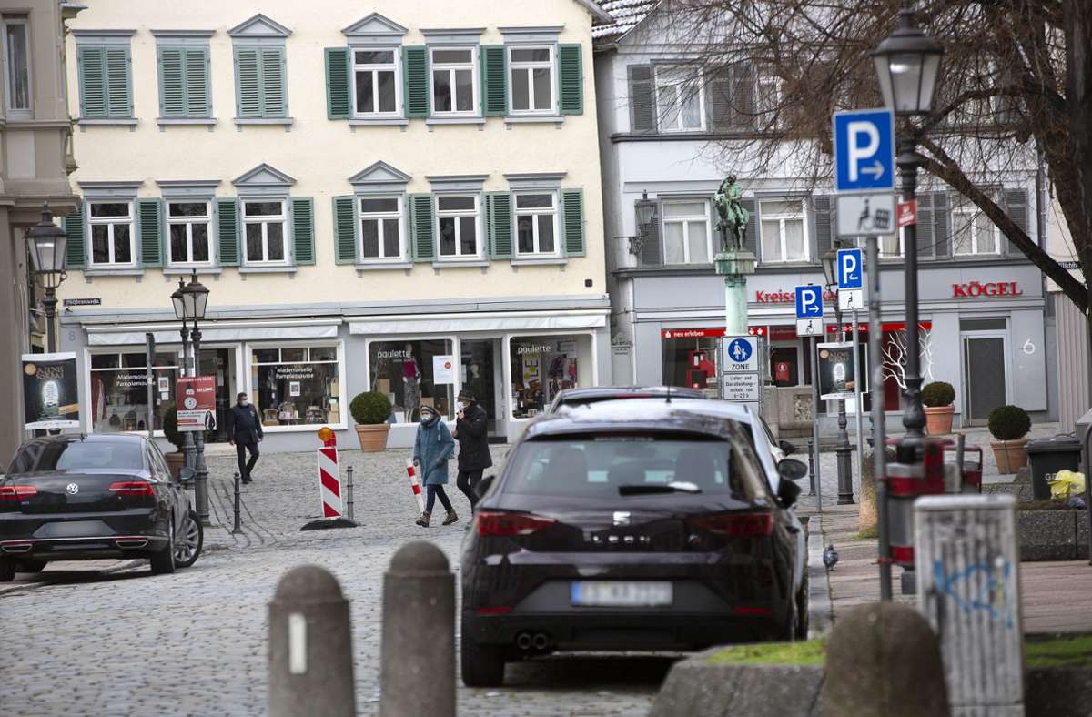 Die Ritterstraße in Esslingen soll in eine Fußgängerzone umgewandelt und für den Autoverkehr gesperrt werden.