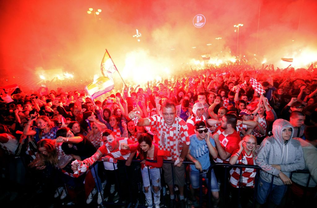 Kroatien steht bei der WM 2018 im Finale – und die Hauptstadt Zagreb befindet sich im Ausnahmezustand.