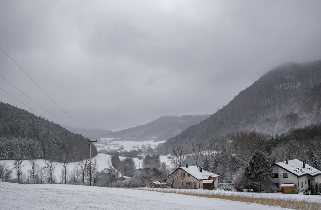 Ansonsten bot das Wetter gute Wintersportmöglichkeiten, wie am Skilift in Treffelhausen im Kreis Göppingen.