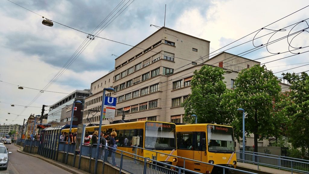 Stadtbahnverkehr in Stuttgart-Ost: An der Haltestelle Stöckach wird es eng