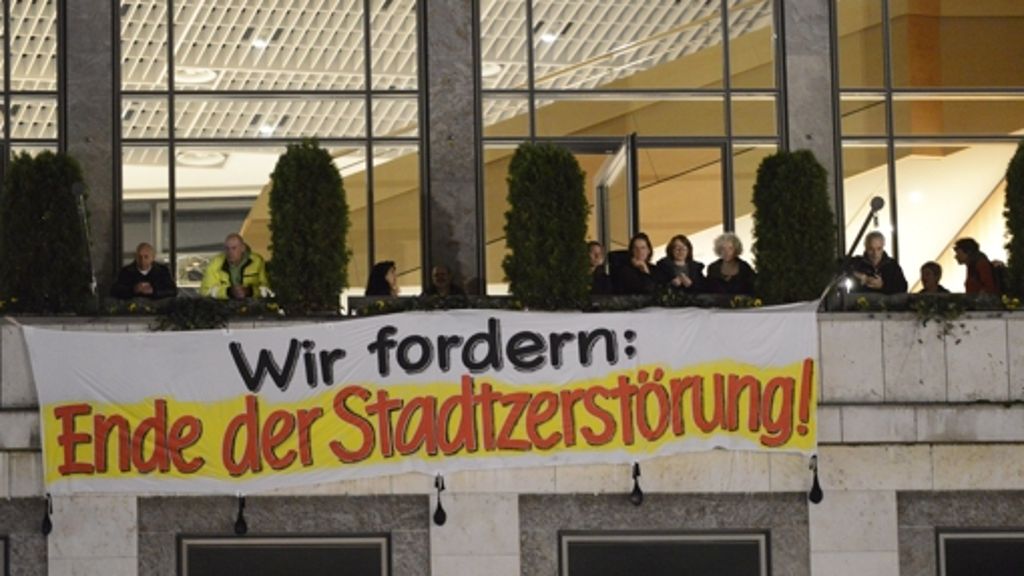 Stuttgart 21: Das Rathaus soll auch künftig offen bleiben