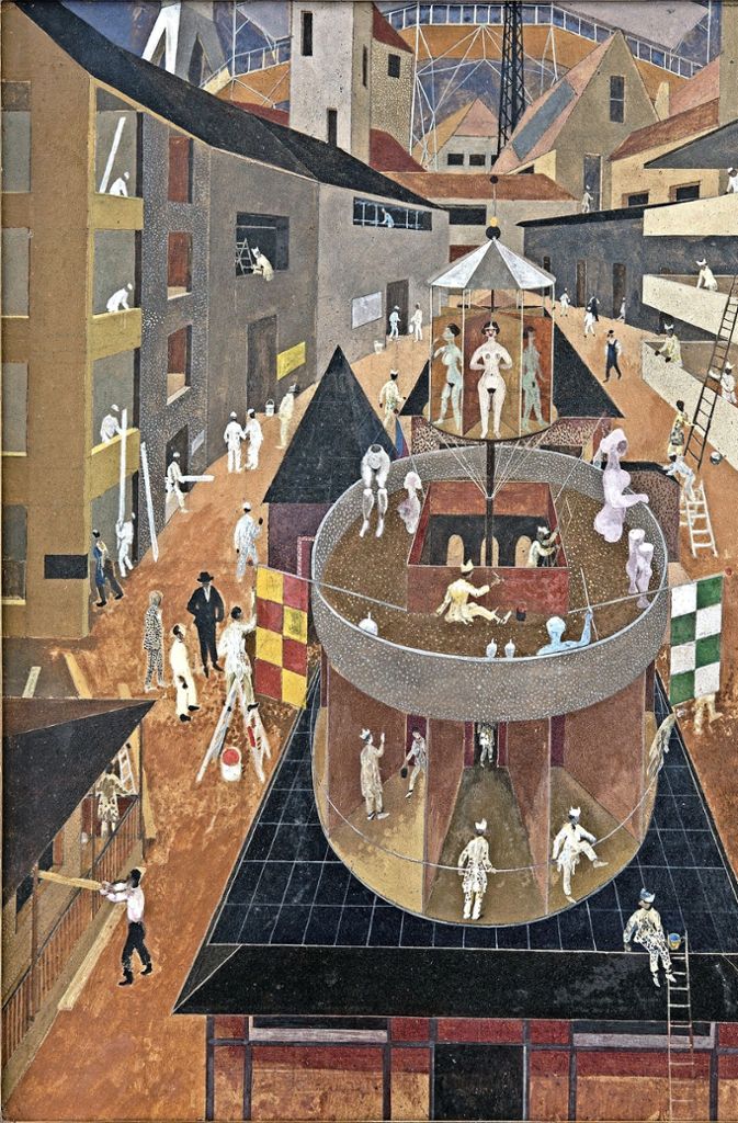 Wie lebt der moderne Mensch? Nägeles Gemälde „Bauausstellung Stuttgart“ aus dem Jahr 1924