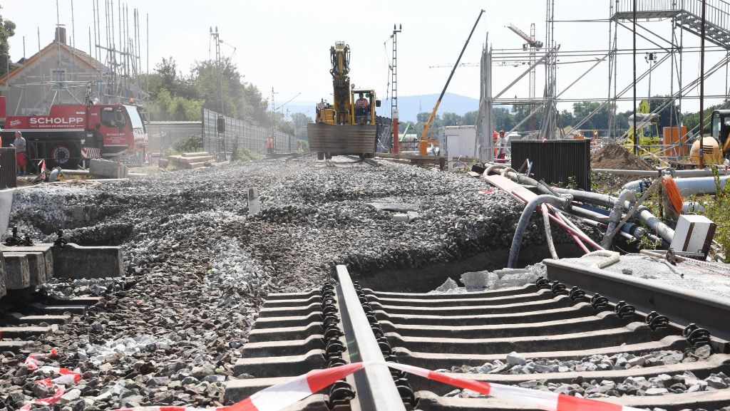 Rheintalbahn: Ursache für Gleisabsenkungen soll im Frühjahr 2018 feststehen