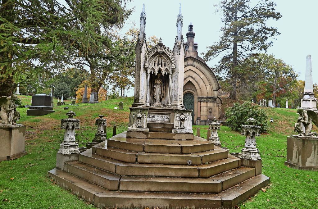 Die Ebersbacher haben auch am Green Wood Cemetery in New York gearbeitet.