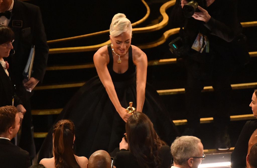 ... der Lagy Gaga nach ihrem Oscargewinn gratulierte.