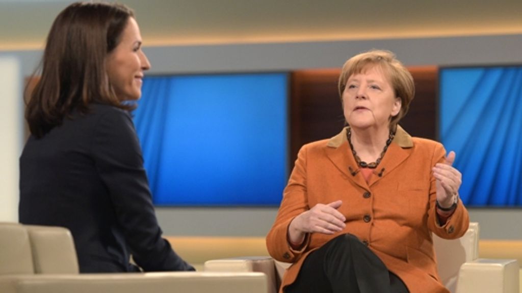 Angela Merkel  bei Anne Will: “Ich habe keinen Plan B“