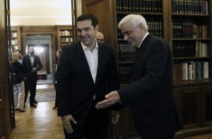 Tsipras legt Amtseid ab