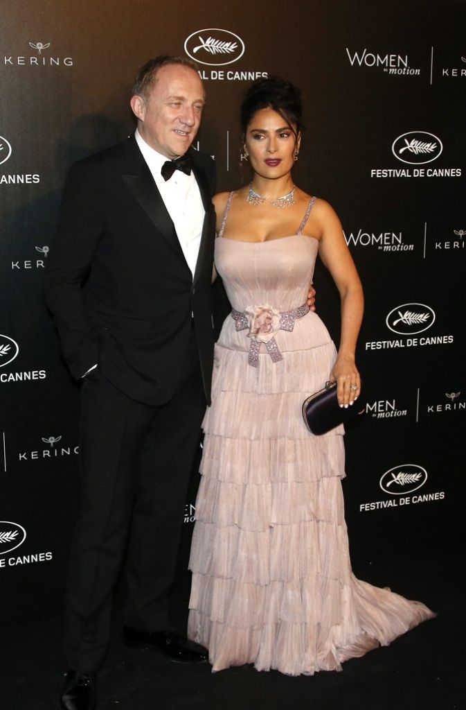 Salma Hayek und Ehemann François-Henri Pinault bei dem 69. Filmfestspielen in Cannes.