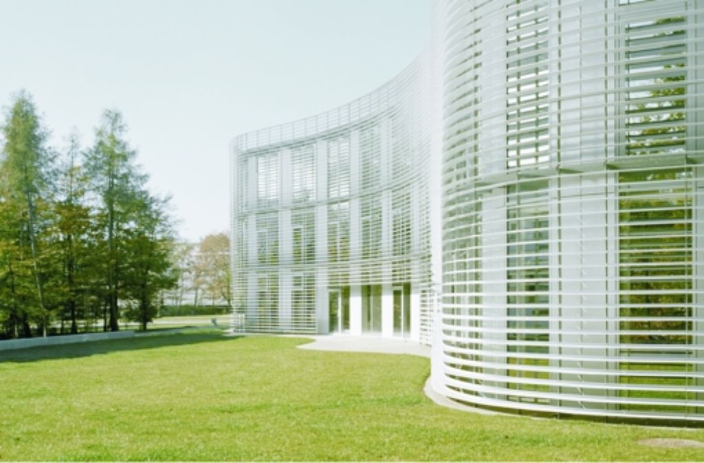 Raumfahrtzentrum Baden-Württemberg in Stuttgart. Architekt: Universitätsbauamt Stuttgart und Hohenheim, Stuttgart