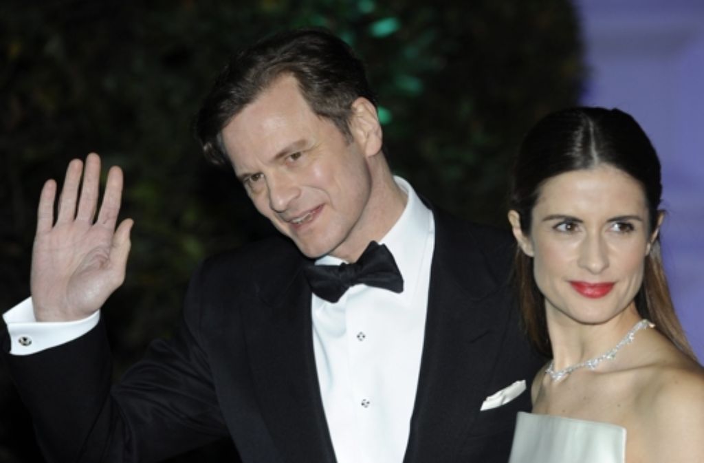 Schauspieler Colin Firth und seine Frau Livia