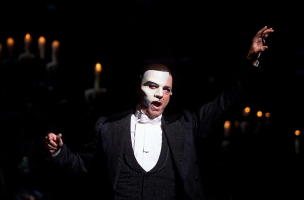 „Das Phantom der Oper“ war vom 1. November 2002 bis zum 23. Mai 2004 in Stuttgart. Anzahl der gespielten Shows: 643.