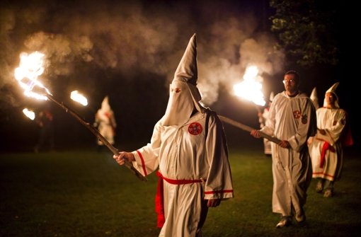 Mindestens zwei Polizisten sollen Mitglieder im Ku-Klux-Klan gewesen sein. Foto: EPA