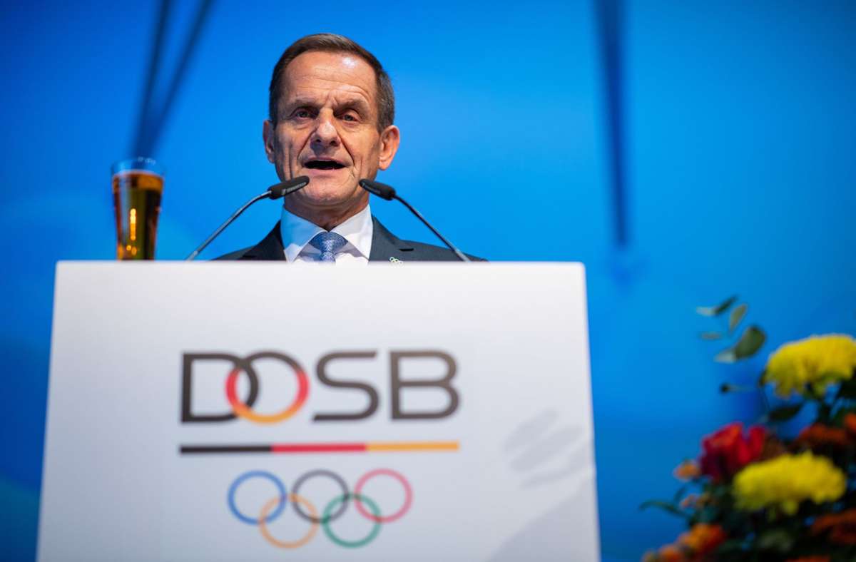 Alfons Hörmann, Präsident des Deutschen Olympischen Sportbund, sieht in dem Hilfspaket eine Unterstützung, um die Vereinslandschaft in Deutschland zu erhalten. Foto: dpa/Guido Kirchner