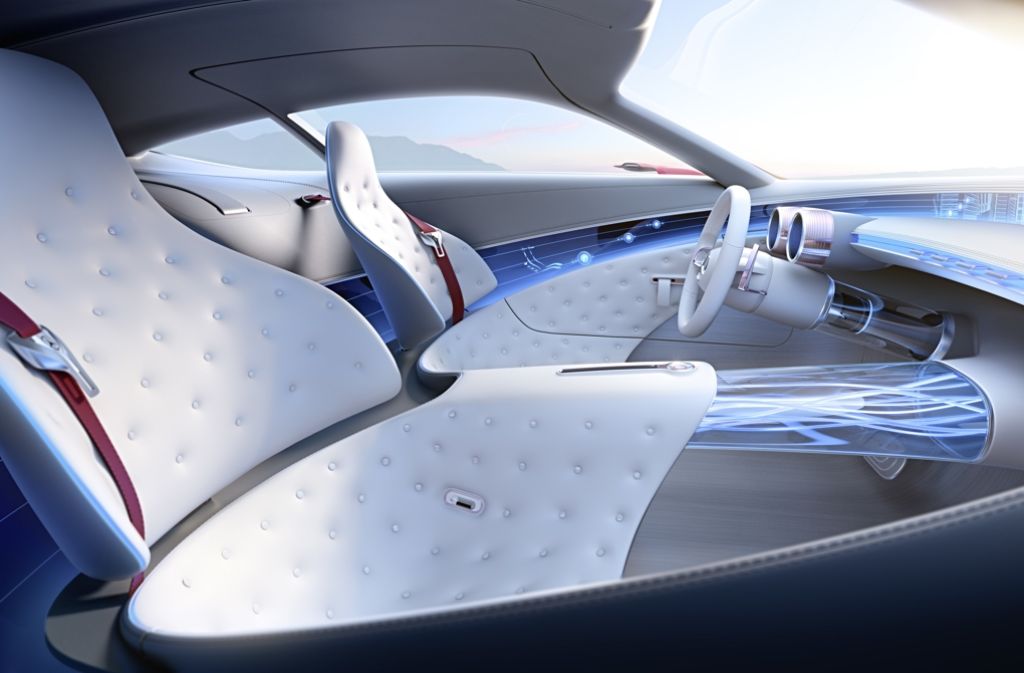 So genannte „Body Sensor Displays“ scannen die Passagiere und sind in der Lage, ihre Vitalfunktionen zu überwachen. Dadurch können zum Beispiel Komfortfunktionen wie Sitzklimatisierung oder Massage aktiviert oder die Form des Sitzes an den Passagier angepasst werden.