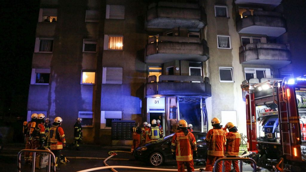 Geislingen im Kreis Göppingen: Sechs Verletzte bei Wohnhausbrand