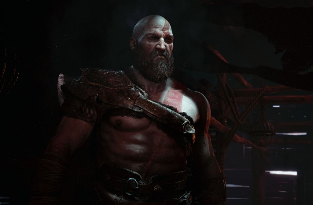 Kratos ist gewohnt miesepetrig.