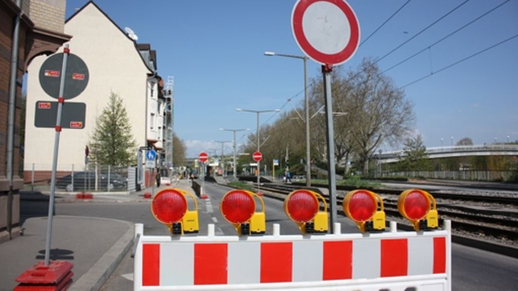 Straßenbau in Bad Cannstatt: Hier wird 2014 gebuddelt