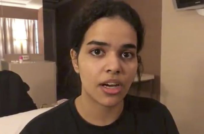 Fluchtdrama einer jungen saudischen Frau