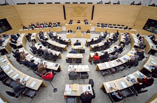 Der Landtag entscheidet über neue Gesetze und Gesetzesänderungen. Foto: dpa